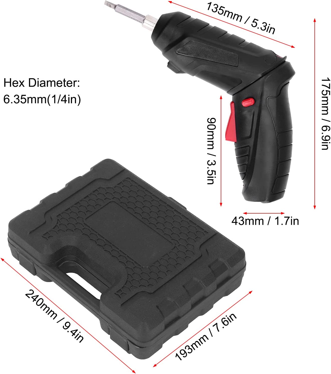 Toolscors™ Cordless Electric Screwdriver Set