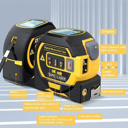 Toolscors™ Digital Measuring Laser Tape